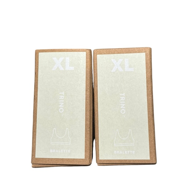 New In Box Allbirds Trino Bralette in Peppercorn size S | XL - Picture 8 of 8